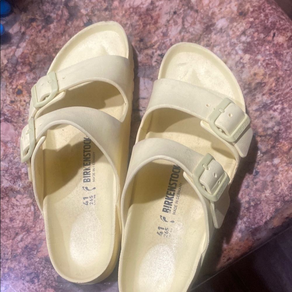 Birkenstock Women's Sandals in Light Yellow